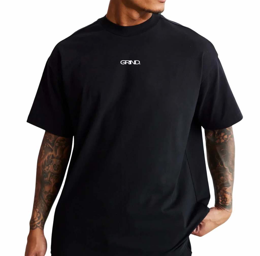 Grinders Black Tee